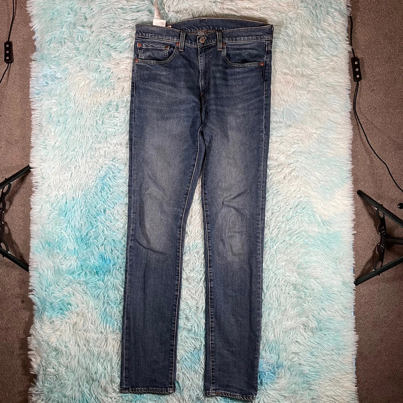 Blue Levi’s 511 Jeans Slim Leg Premium - 34W 36L