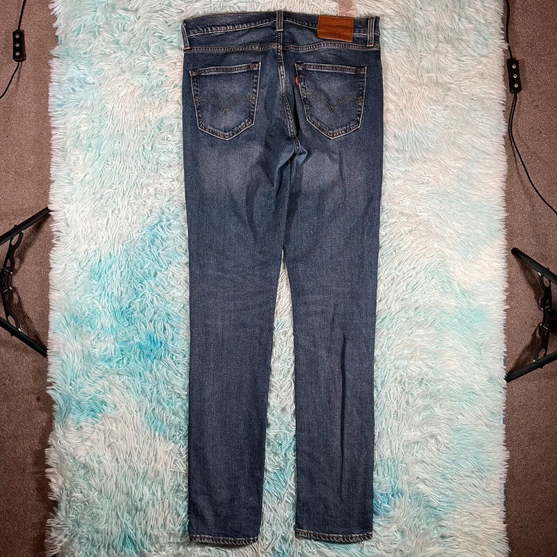 Blue Levi’s 511 Jeans Slim Leg Premium - 34W 36L