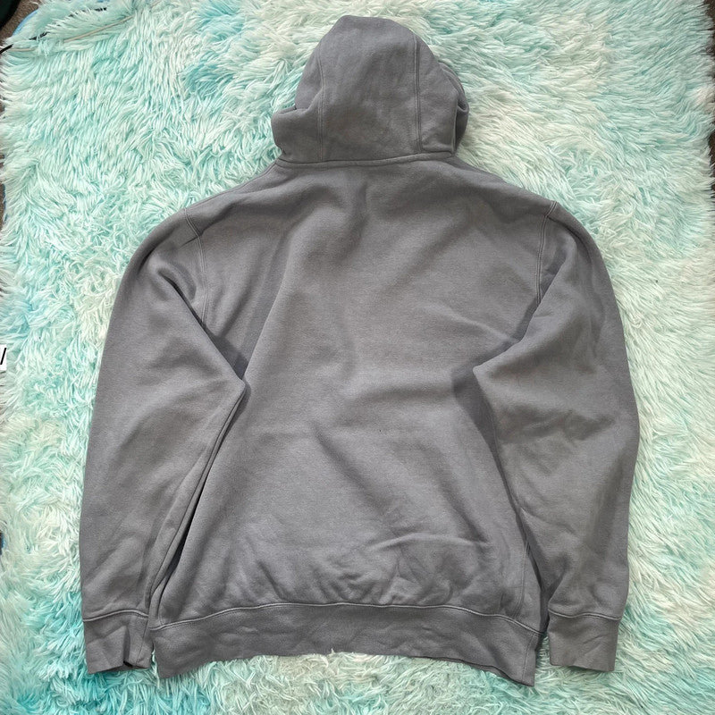 Ocean Blue Nike Hoodie Plain - Large