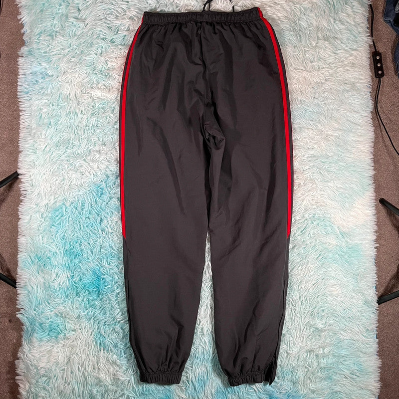Vintage 00s Grey Adidas Tracksuit Bottoms - Medium