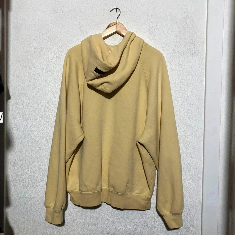 Yellow Essentials Fear of God Blank Hoodie - Large
