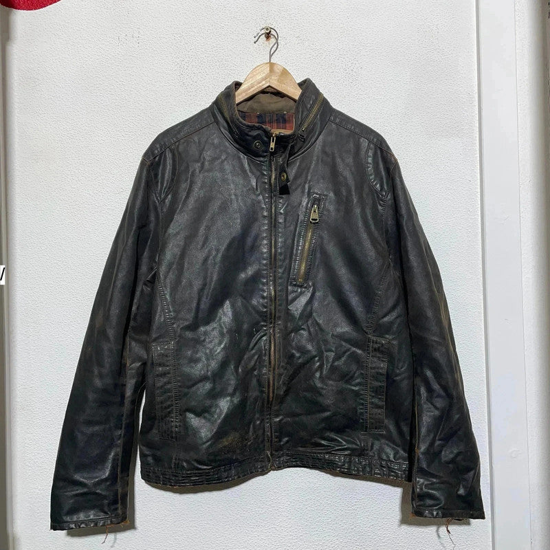 Vintage Brown Leather Jacket North Coast - XL