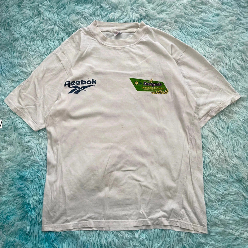 Vintage 1998 White Triathlon Graphic T Shirt - XL