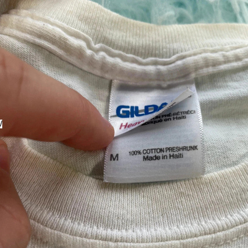 2014 White Eminem Graphic Rap T Shirt - Medium