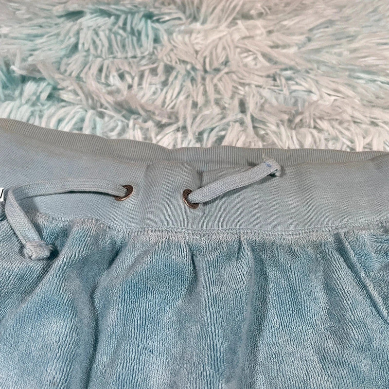 Vintage Blue Juicy Couture Velour Mini Skirt - Size 8