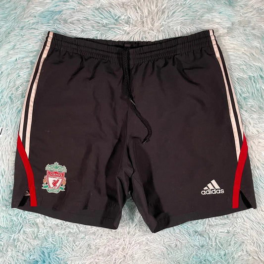 Black Liverpool Adidas Shorts - Large