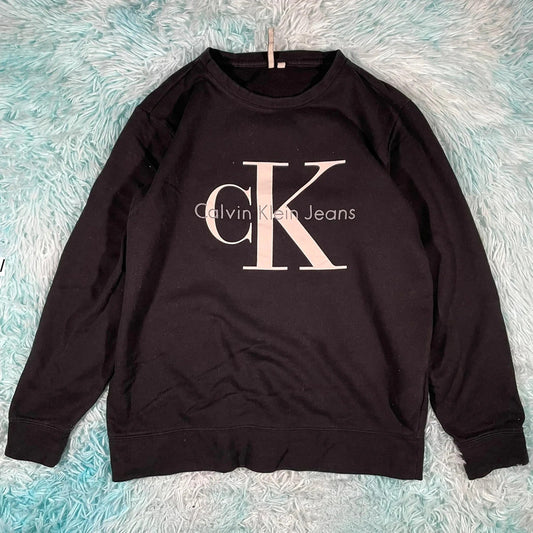 Black Calvin Klein Sweatshirt - Large