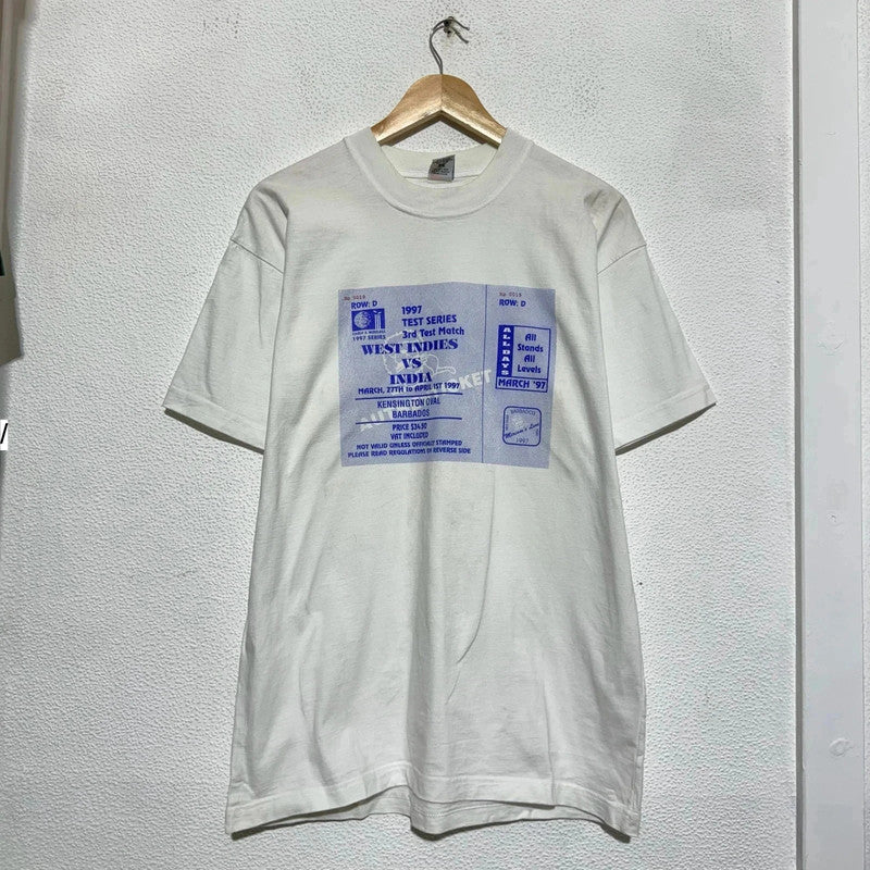 Vintage 1997 England Cricket T Shirt - Large