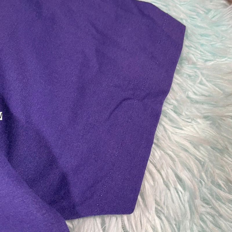 Vintage 90s Purple Louisiana Graphic T Shirt - Large