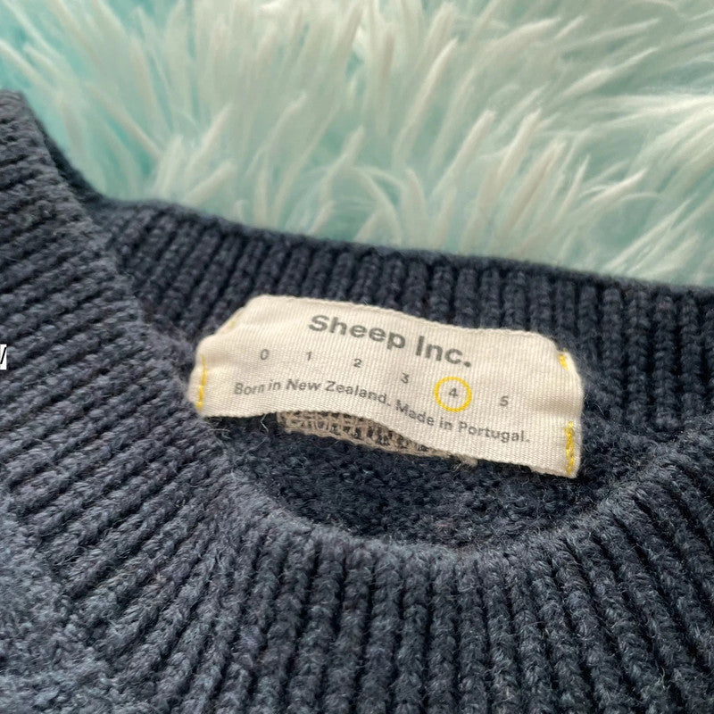 Navy Sheep Inc Knitted Jumper - Large