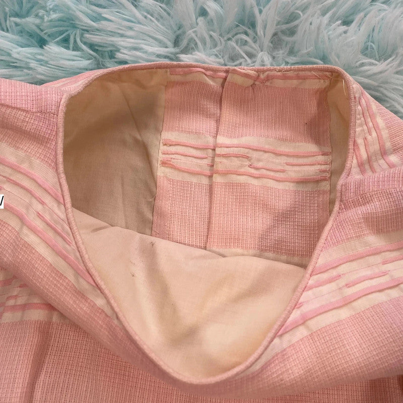 True Vintage 60s Pink Striped Dress - UK10