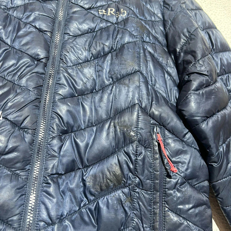 Navy Rab Puffer Jacket - Size 10