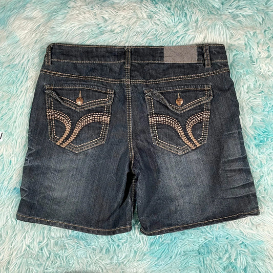 Vintage 00s Denim Hot Pants - Size 18