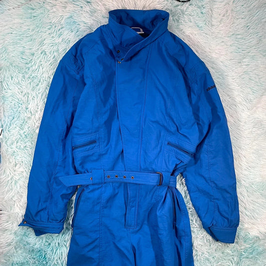 Vintage 90s Blue Adidas Full Ski Suit - Medium