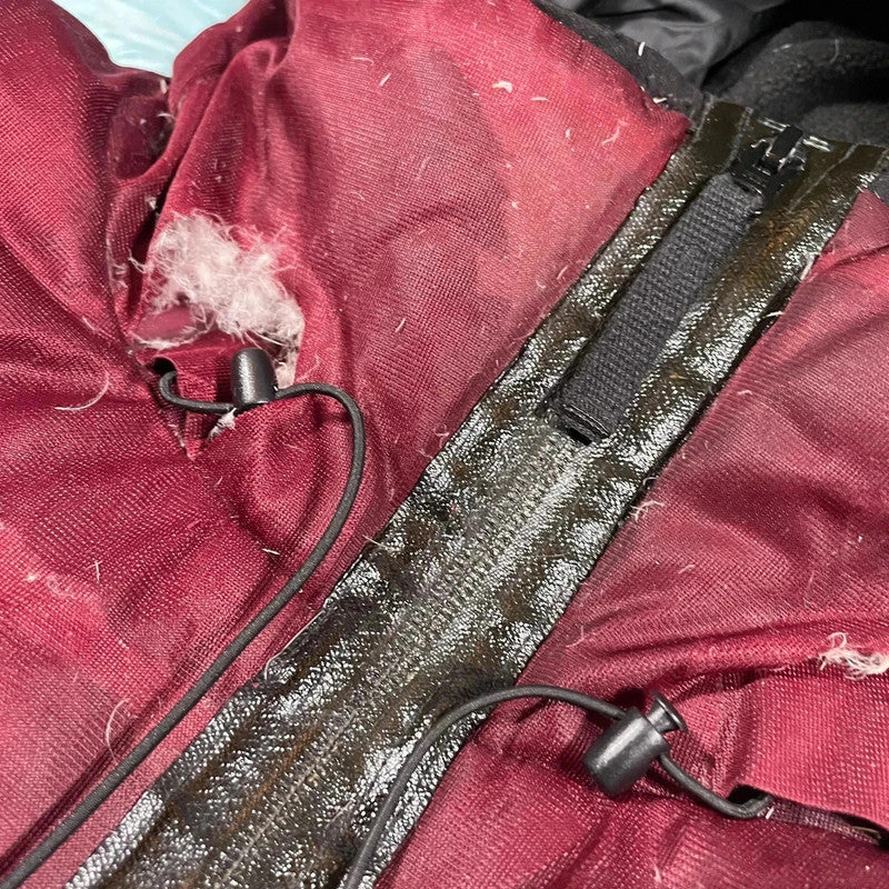 Red Stone Island Welded Down Jacket Puffer - XXL