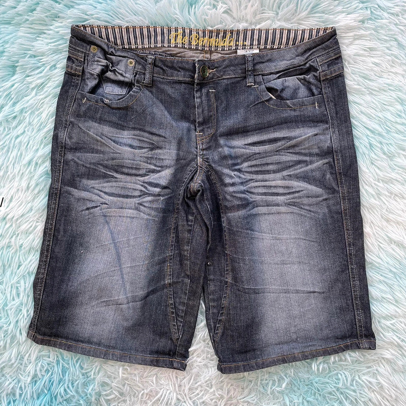 Vintage 00s Y2K Next Jean Shorts - UK16