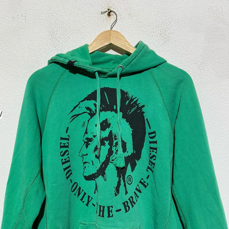 Green Diesel Hoodie Mohawk Graphic - Medium