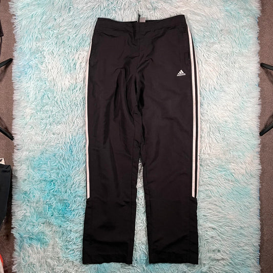 Black Adidas Tracksuit Bottoms - Size 12