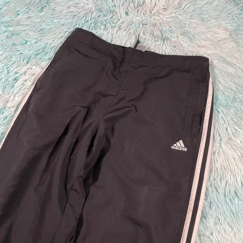 Black Adidas Tracksuit Bottoms - Size 12