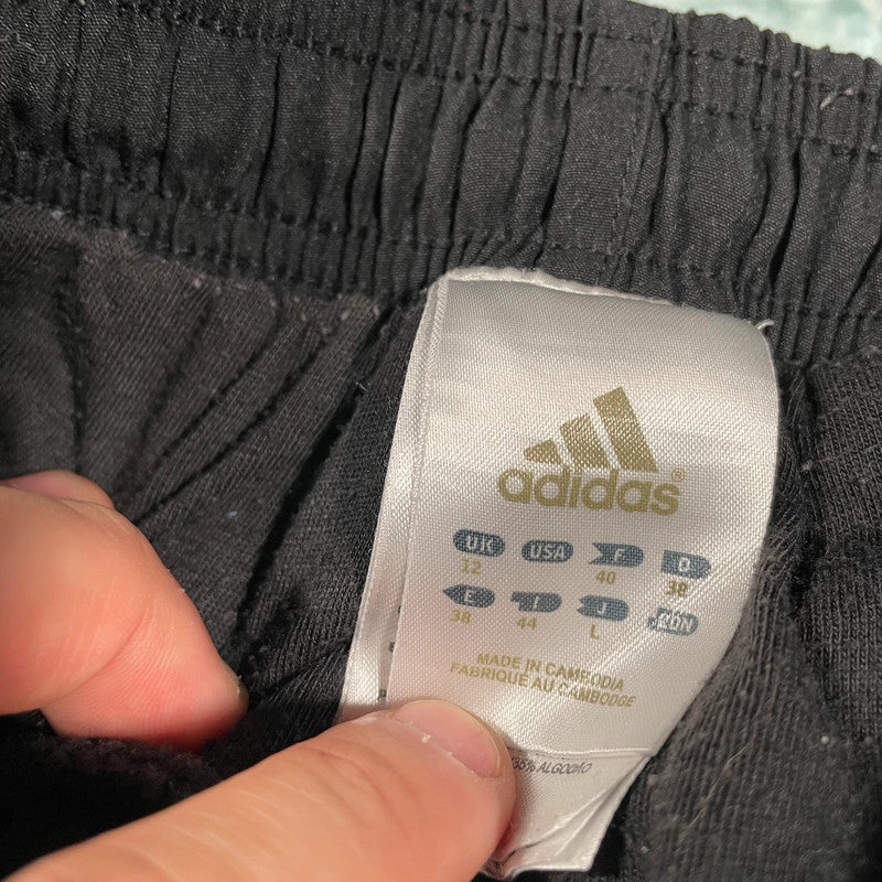 Black Adidas Tracksuit Bottoms - Size 12