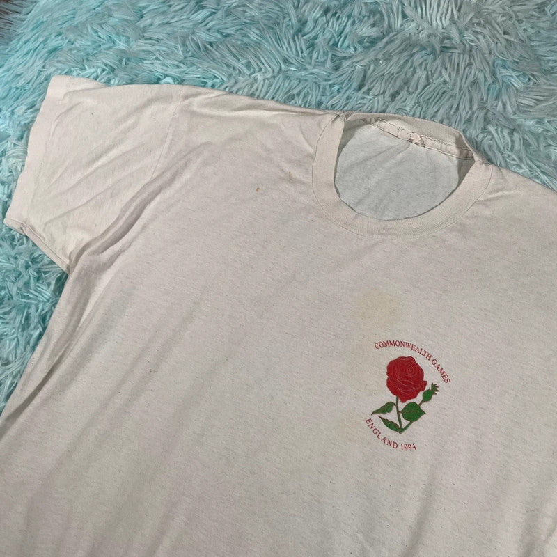 Vintage 1994 Commonwealth Games T Shirt - Large