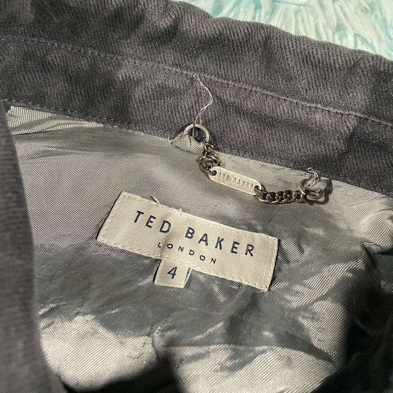 Vintage 00s Black Ted Baker Bomber Jacket - Large