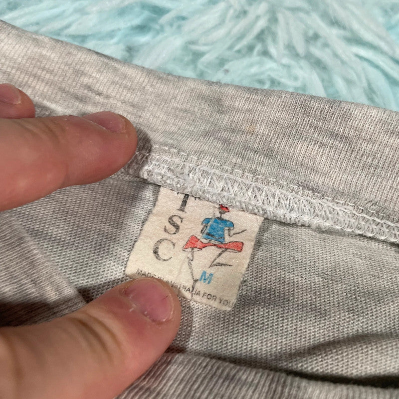 Vintage 90s 1996 Mal Muster Surf Graphic T Shirt Long Sleeve - Medium