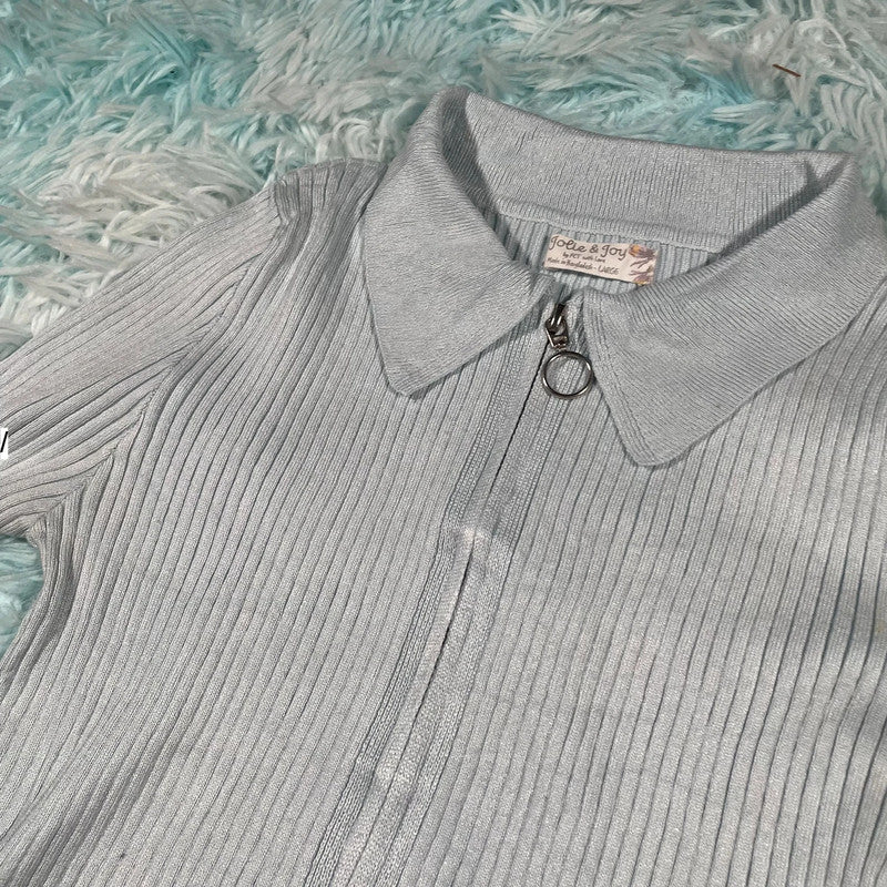 Baby Blue Jolie & Joy Fitted Shirt - Large