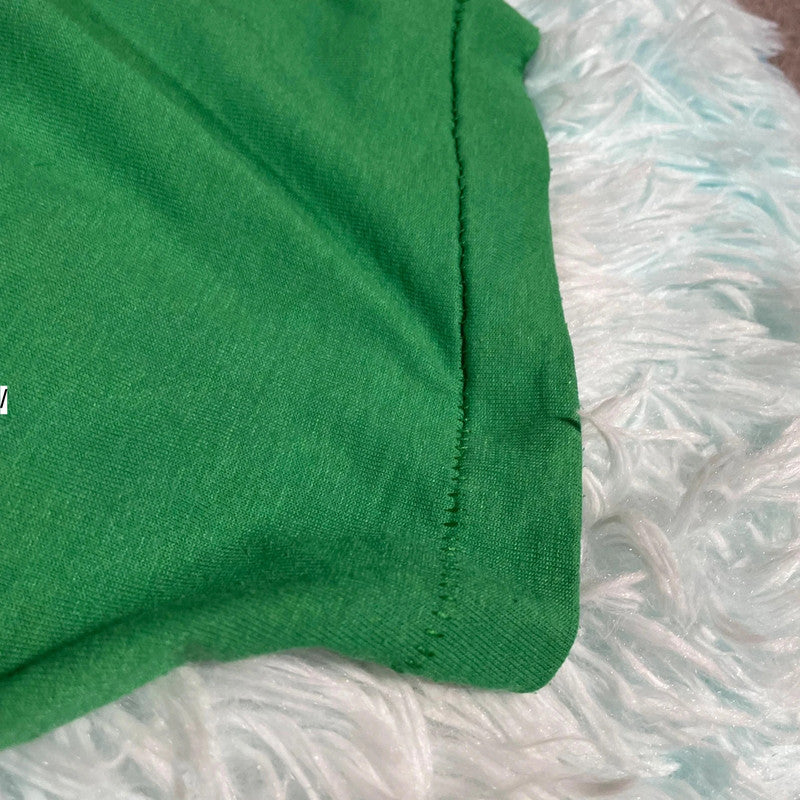Vintage 90s Green Black History Graphic T Shirt - Large