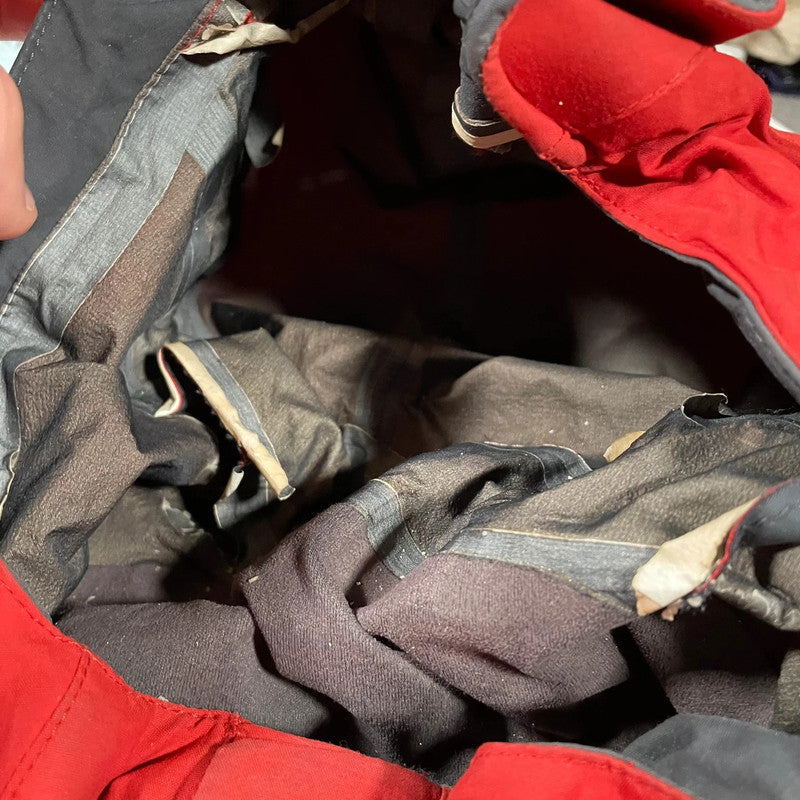 Red & Grey The North Face Gore-tex Jacket Raincoat - XL