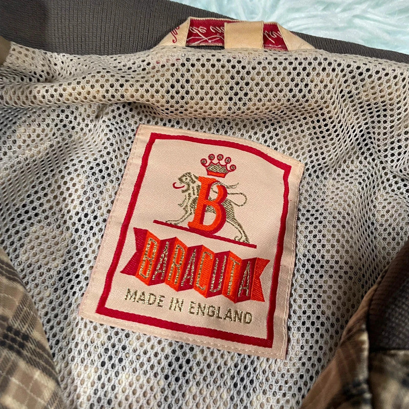 Vintage 90s Brown Baracuta Bomber Jacket - Xl