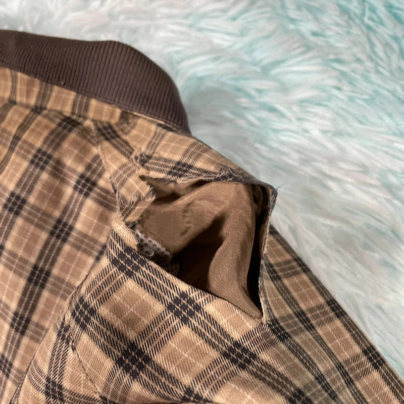Vintage 90s Brown Baracuta Bomber Jacket - Xl