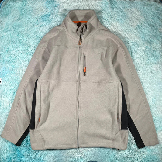Cream White Jeep Fleece Jacket - Medium