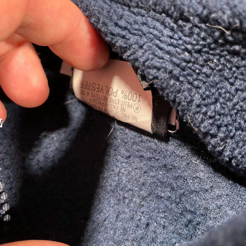 Vintage Navy Canterbury Rugby 1/4 Zip Fleece - XS