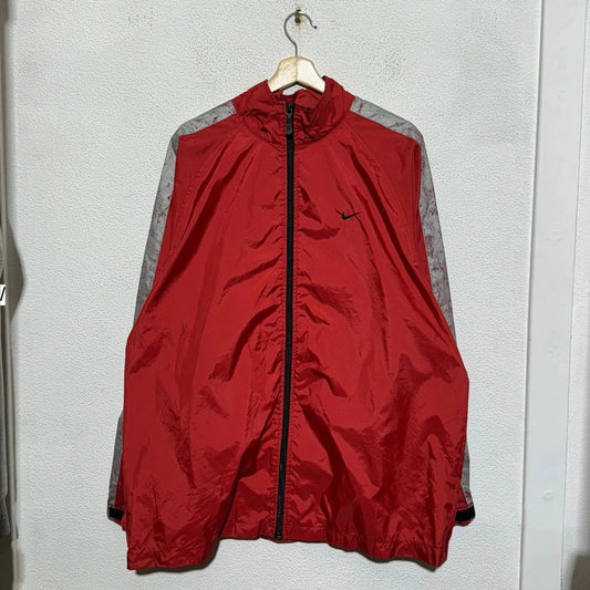 Vintage 00s Red Nike Windbreaker - Large