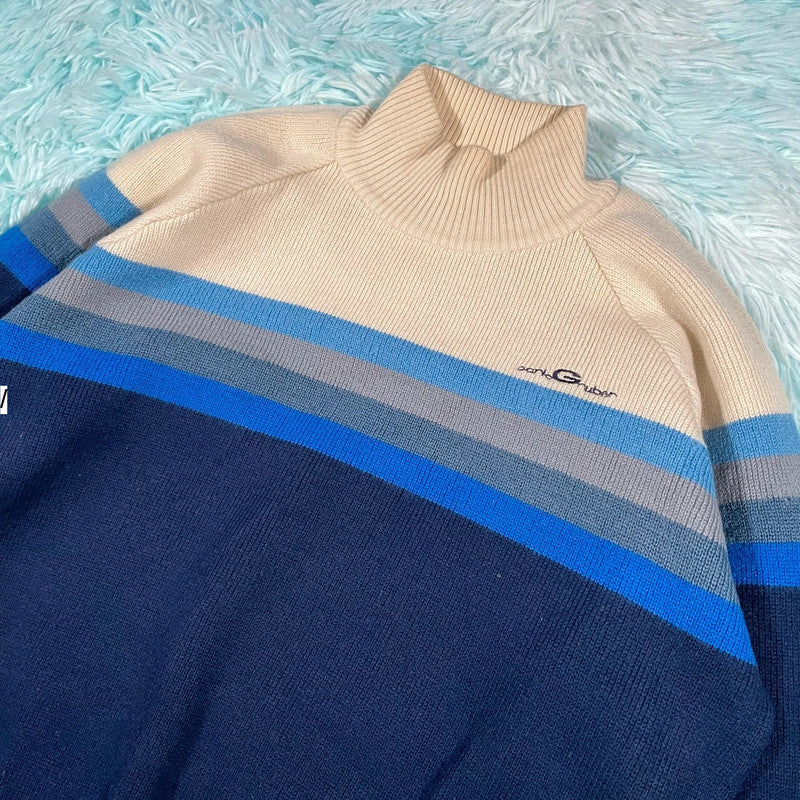 Vintage 70s Carlo Gruber Knitted Jumper - Small