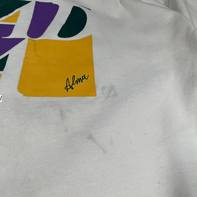 White Alma de Ace Graphic T Shirt - Medium