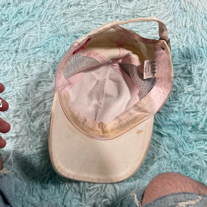 Pink & White Elle Cap Trucker