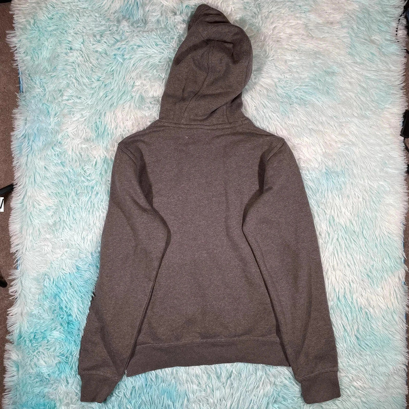 Grey Nike Hoodie Plain - Small