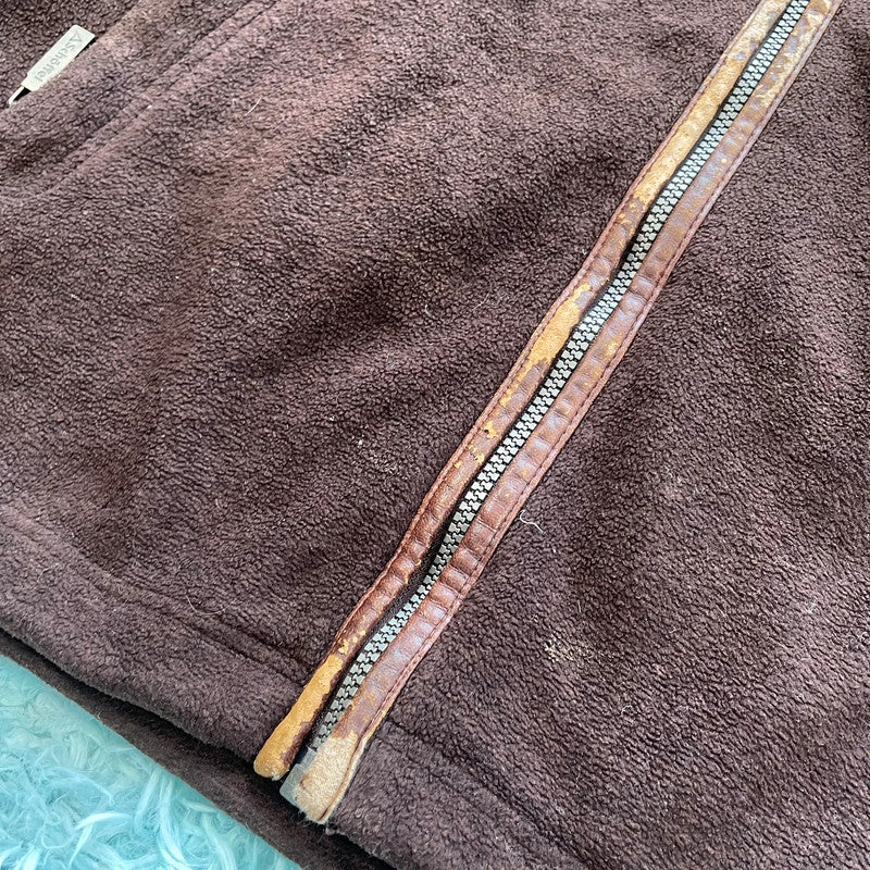 Brown Schöffel Fleece Gilet Jacket - XL