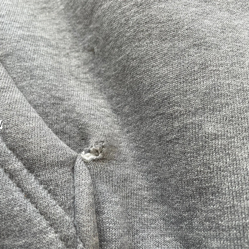 Grey Armani Exchange Fleeced Hoodie Full Zip - Large