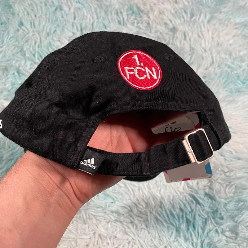 Vintage 90s Black FC Nuremberg Adidas Cap