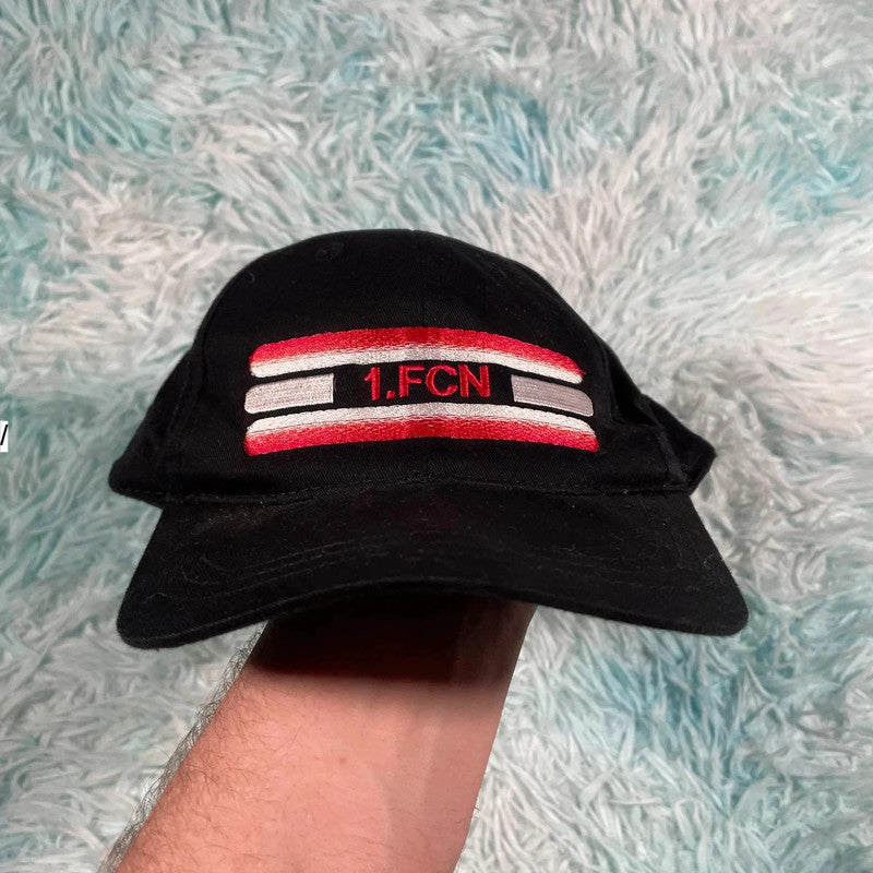 Vintage 90s Black FC Nuremberg Adidas Cap