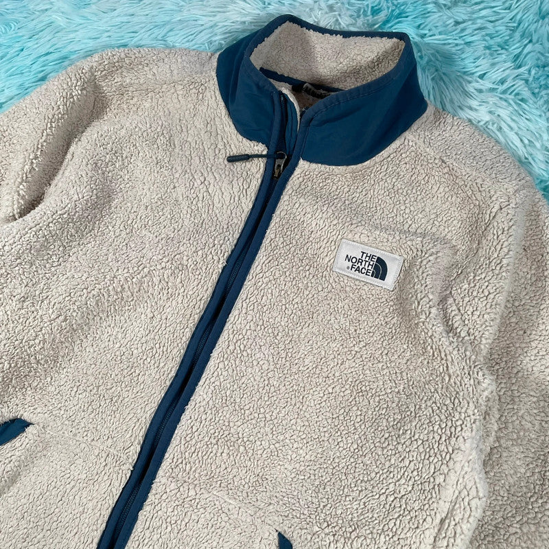 Cream The North Face Fleece Fluffy - XL