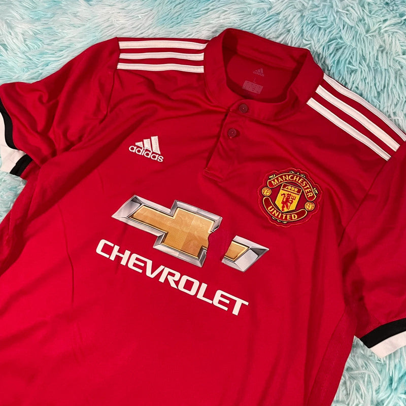 Manchester United Shirt Adidas Chevrolet - Large