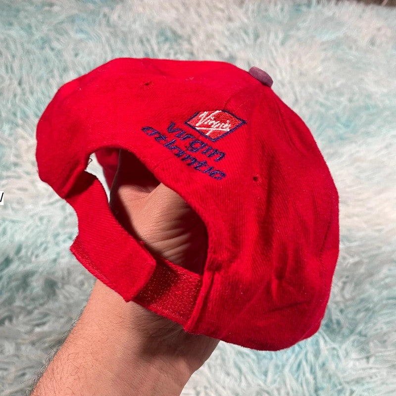 Vintage Red Virgin Atlantic Cap