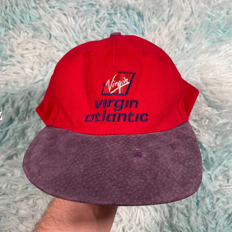 Vintage Red Virgin Atlantic Cap