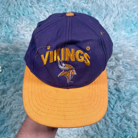 Vintage 90s Purple Minnesota Vikings NFL Cap