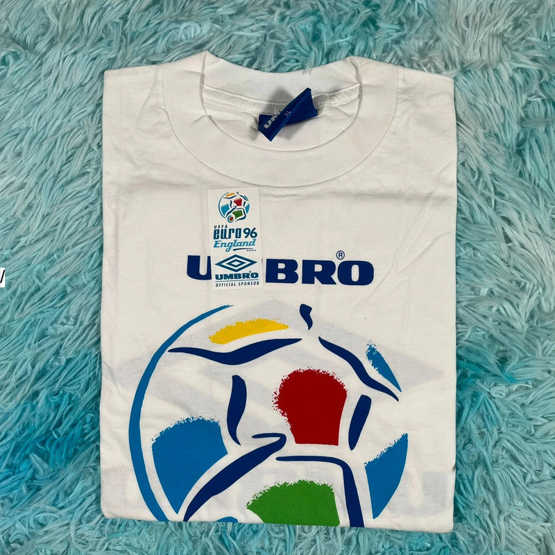 Deadstock Vintage 1996 World Cup Umbro Graphic T Shirt - XL