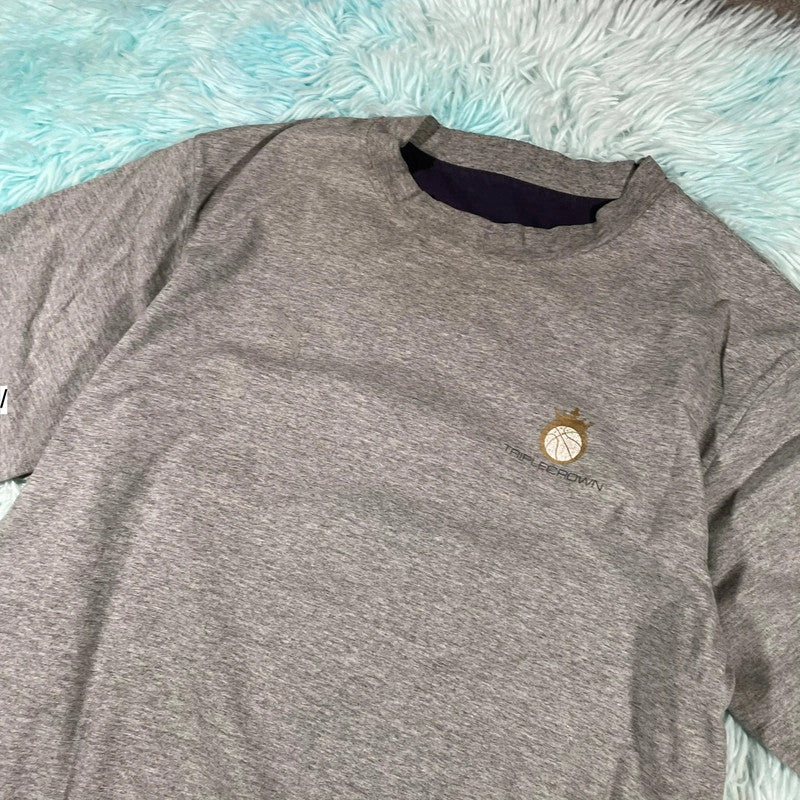 Reversible Navy & Grey Puma Triple Crown Tennis T Shirt - Large